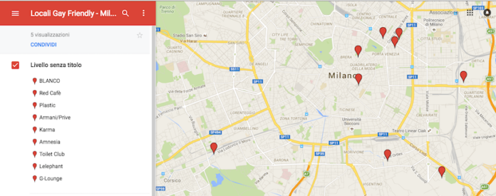 Milano Capitale Gay Friendly - La Mappa Dei Locali LGTB - Milano Città ...