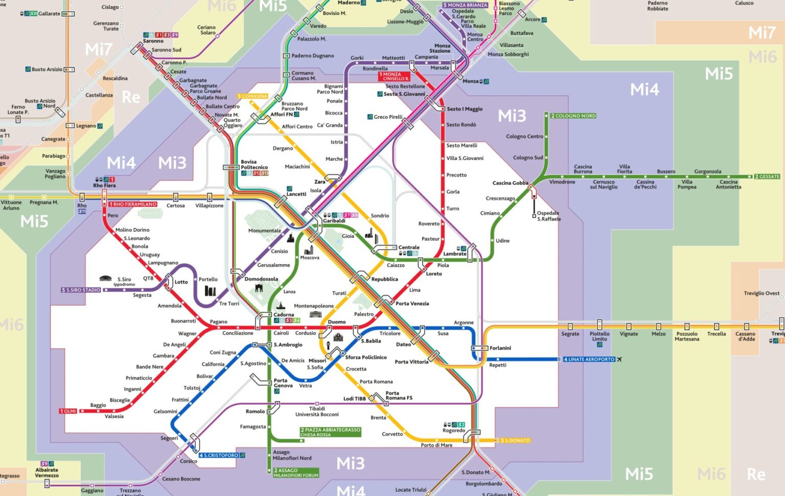 La Mappa Dei Trasporti Di Milano... Tra 10 Anni - Milano Città Stato