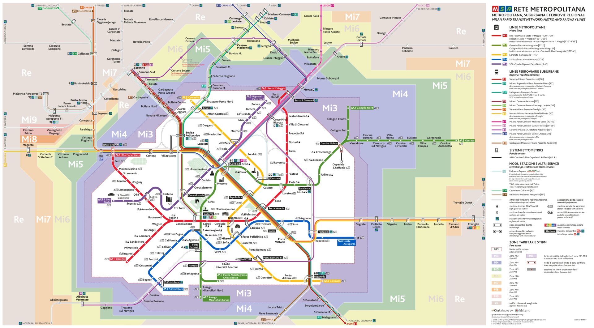 La Mappa Dei Trasporti Di Milano... Tra 10 Anni - Milano Città Stato