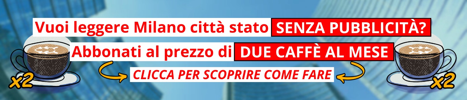 Naviga su Milano Città Stato senza pubblicità